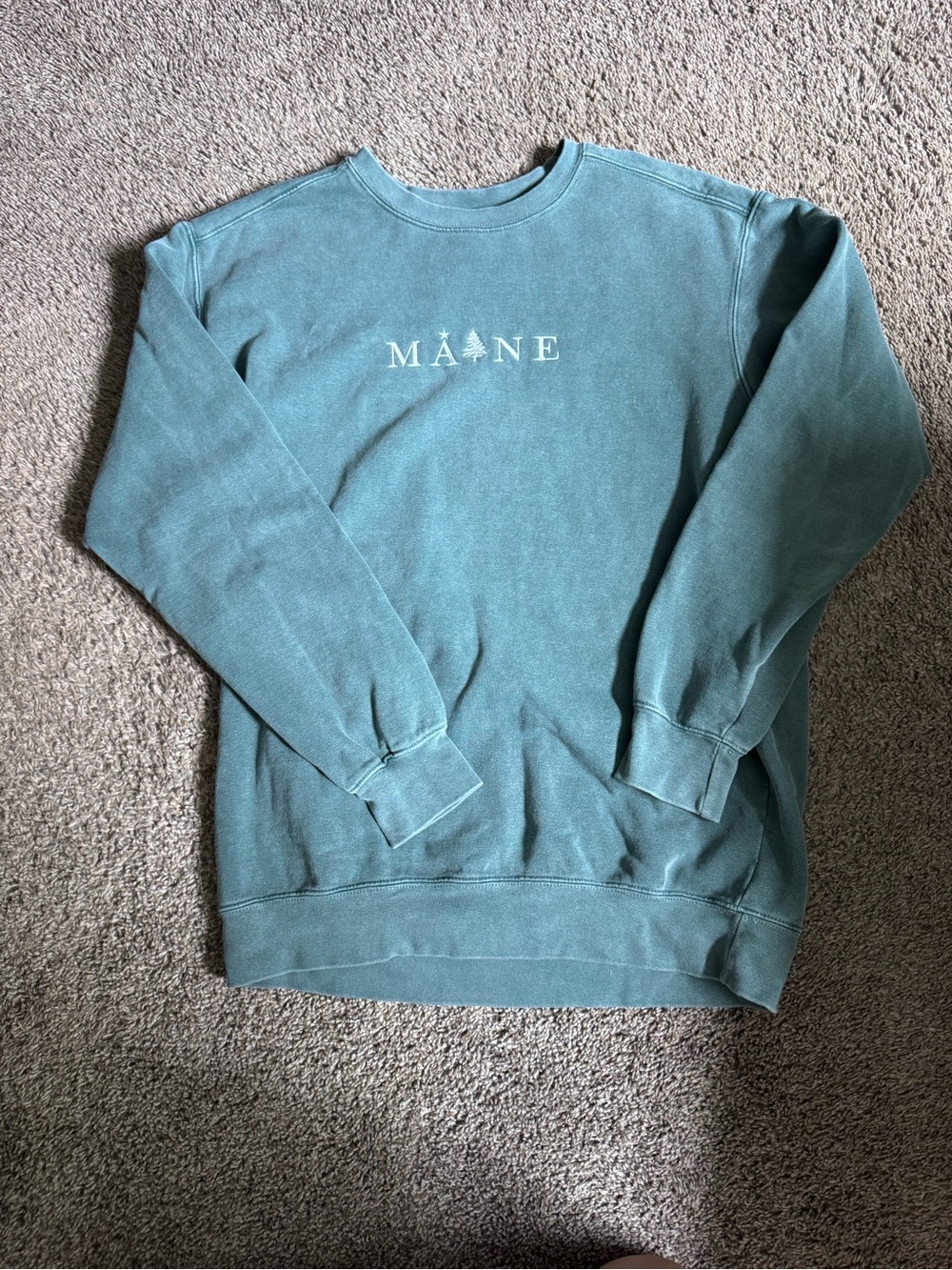Comfort Colors MAINE Crewneck Sweatshirt - Teal